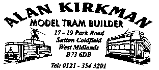 Alan Kirkman Model Tram Builder