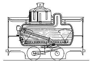 Large Francq loco drawing