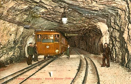 Jungfraubahn, Eismeer station