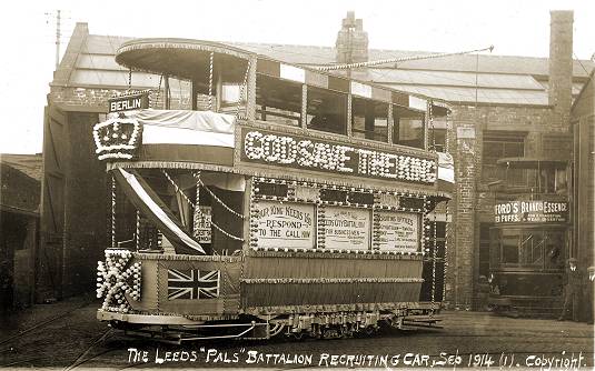 Leeds Pals Battalion Recruitment Tram