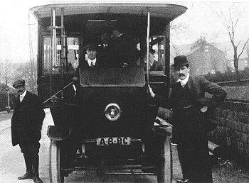 West Ham trolleybus in Keighley